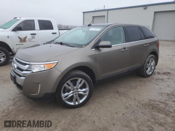 2013 Ford Edge Limited with VIN 2FMDK3KC5DBC66330, listed as a Copart auction lot 44140015 with 183,085 mi miles and Salvage Title. Bid and sale history available at carsss.com. Image 1.