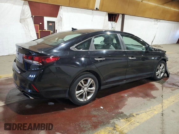 2018 Hyundai Sonata SEL with VIN 5NPE34AF7JH653663, listed as a Copart auction lot 50638425 with 84,538 mi miles and Salvage Title. Bid and sale history available at DreamBid. Image 3.
