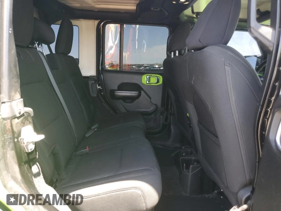 2018 Jeep Wrangler Unlimited Sport with VIN 1C4HJXDG7JW115516, listed as a Copart auction lot 58231735 with 52,992 mi miles and Salvage title. Bid and sale history available at DreamBid. Image 10.