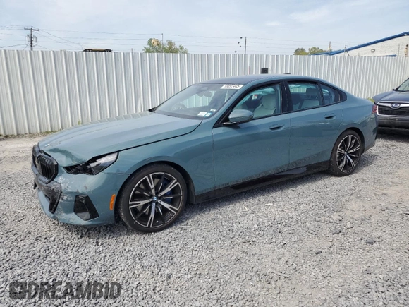 2024 BMW 5 Series 540i xDrive with VIN WBA63FJ03RCR13220, listed as a Copart auction lot 56892445 with Not provided miles and Salvage title. Bid and sale history available at DreamBid. Image 1.