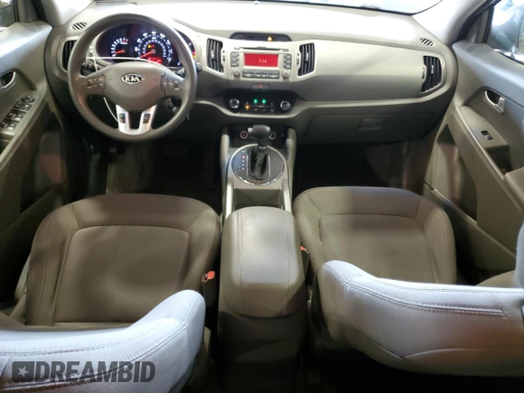 2012 Kia Sportage LX with VIN KNDPB3A28C7331687, listed as a Copart auction lot 60219055 with 87,591 mi miles and Salvage title. Bid and sale history available at DreamBid. Image 8.
