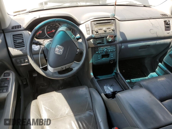2007 Honda Pilot EX-L with VIN 5FNYF18547B005902, listed as a Copart auction lot 61966735 with 232,592 mi miles and Salvage title. Bid and sale history available at DreamBid. Image 8.