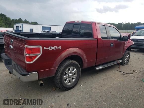2014 Ford F-150 XL with VIN 1FTFX1ET0EKE46899, listed as a Copart auction lot 51580945 with 112,497 mi miles and Salvage Title. Bid and sale history available at carsss.com. Image 3.