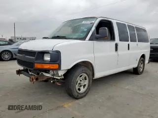 2005 Chevrolet Express Cargo with VIN 1GCFG15T451189011, listed as a Copart auction lot 54563365 with 298,232 mi miles and Salvage Title. Bid and sale history available at DreamBid. Image 1.