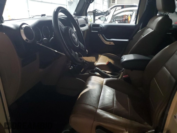 2012 Jeep Wrangler Unlimited Call of Duty MW3 with VIN 1C4BJWFGXCL105130, listed as a Copart auction lot 85747614 with 77,953 mi miles and Salvage title. Bid and sale history available at DreamBid. Image 7.