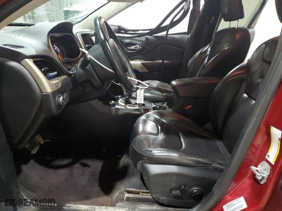 2017 Jeep Cherokee Latitude with VIN 1C4PJMCB9HW575593, listed as a Copart auction lot 44908075 with 104,849 mi miles and Salvage Title. Bid and sale history available at carsss.com. Image 7.