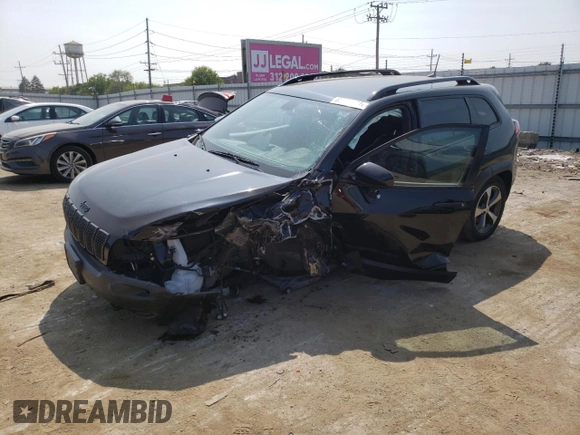 2020 Jeep Cherokee Latitude with VIN 1C4PJMCX4LD578174, listed as a Copart auction lot 68706444 with 75,059 mi miles and Salvage Title. Bid and sale history available at carsss.com. Image 1.