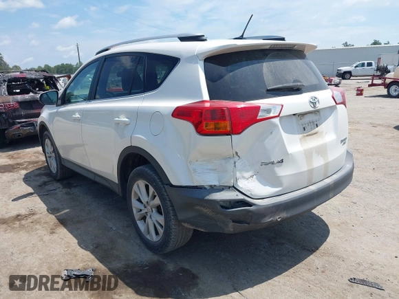 2013 Toyota RAV4 Limited with VIN 2T3DFREV3DW024884, listed as a IAAI auction lot 42755159 with 275,848 mi miles and . Bid and sale history available at DreamBid. Image 3.