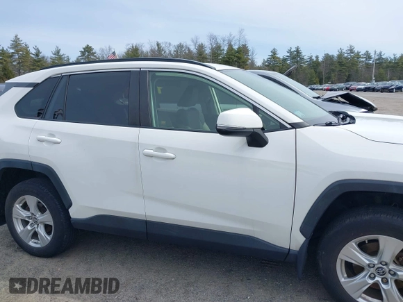 2019 Toyota RAV4 XLE with VIN JTMP1RFV7KD521148, listed as a IAAI auction lot 41884793 with 19,590 mi miles. Bid and sale history available at carsss.com. Image 13.
