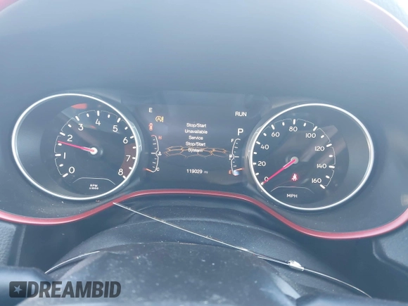 2019 Jeep Compass Trailhawk with VIN 3C4NJDDB1KT671642, listed as a IAAI auction lot 41810138 with 119,029 mi miles and . Bid and sale history available at carsss.com. Image 7.
