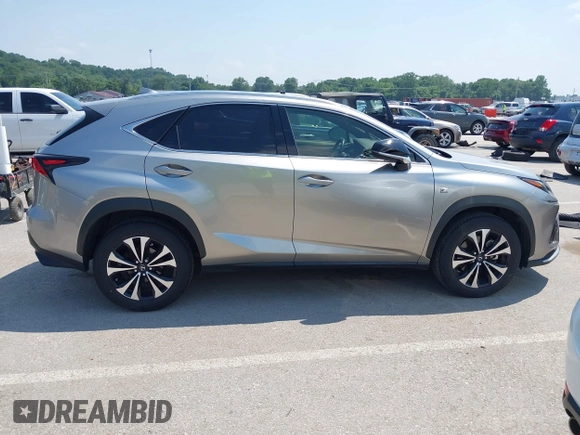 2020 Lexus NX 300 F Sport with VIN JTJSARDZ0L2235829, listed as a IAAI auction lot 42433463 with 51,360 mi miles and . Bid and sale history available at DreamBid. Image 13.
