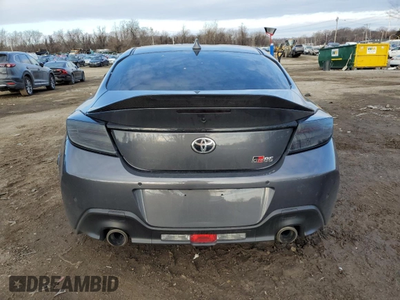 2024 Toyota GR86 Premium with VIN JF1ZNBE11R8755930, listed as a Copart auction lot 88021725 with 9,122 mi miles and Salvage Title. Bid and sale history available at carsss.com. Image 6.