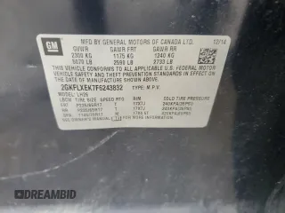 2015 GMC Terrain SLT with VIN 2GKFLXEK7F6243832, listed as a Copart auction lot 51329635 with 88,058 mi miles and Salvage Title. Bid and sale history available at DreamBid. Image 15.