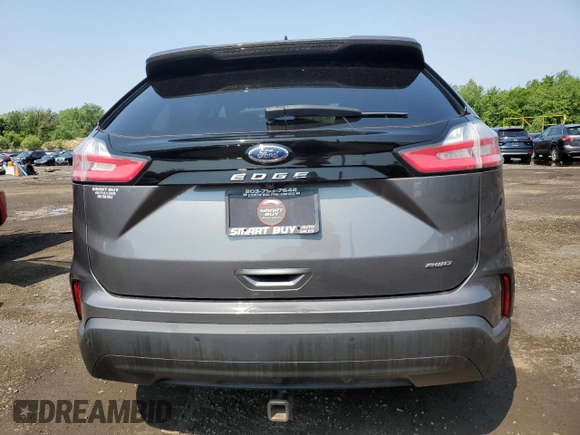 2021 Ford Edge SE with VIN 2FMPK4G95MBA23228, listed as a Copart auction lot 59971865 with 80,649 mi miles and Clean title. Bid and sale history available at DreamBid. Image 6.