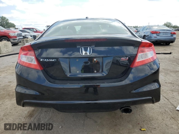 2012 Honda Civic Cpe Si with VIN 2HGFG4A52CH701261, listed as a Copart auction lot 68103234 with 105,686 mi miles and Salvage Title. Bid and sale history available at carsss.com. Image 6.