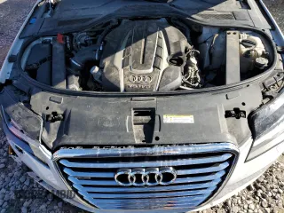 2014 Audi A8 4.0T with VIN WAUR2AFD9EN004542, listed as a Copart auction lot 88472135 with 75,909 mi miles and Salvage Title. Bid and sale history available at DreamBid. Image 11.