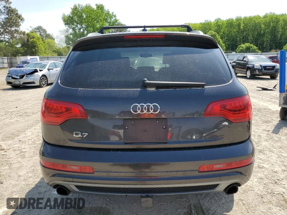2013 Audi Q7 S line Prestige with VIN WA1DGAFE4DD001201, listed as a Copart auction lot 54495105 with 145,557 mi miles and Clean title. Bid and sale history available at DreamBid. Image 6.