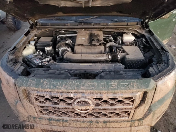 2023 Nissan Frontier PRO-4X with VIN 1N6ED1EK4PN600265, listed as a Copart auction lot 82238324 with 12,490 mi miles and Salvage Title. Bid and sale history available at carsss.com. Image 11.