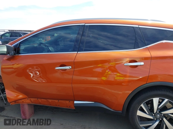 2022 Nissan Murano SL with VIN 5N1AZ2CJXNC110534, listed as a IAAI auction lot 42139773 with 16,093 mi miles and . Bid and sale history available at carsss.com. Image 14.