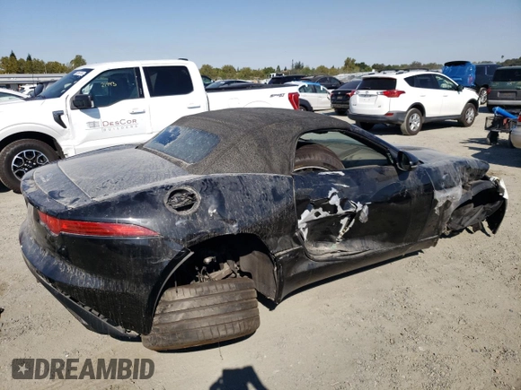 2014 Jaguar F-Type V6 with VIN SAJWA6E75E8K03346, listed as a Copart auction lot 69998944 with Not Provided miles and Salvage Title. Bid and sale history available at DreamBid. Image 3.