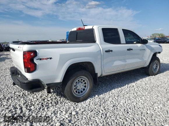 2023 Chevrolet Colorado 4WD Work Truck with VIN 1GCPTBEK6P1164370, listed as a Copart auction lot 88017625 with 34,139 mi miles and Salvage title. Bid and sale history available at DreamBid. Image 3.