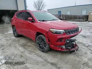 2022 Jeep Compass (RED) Edition с VIN 3C4NJDCB6NT237206, выставлен на аукционе Copart как лот 46014455 с пробегом 22 399 миль миль и Списание • Salvage title. История ставок и продаж доступна на DreamBid. Изображение 11.