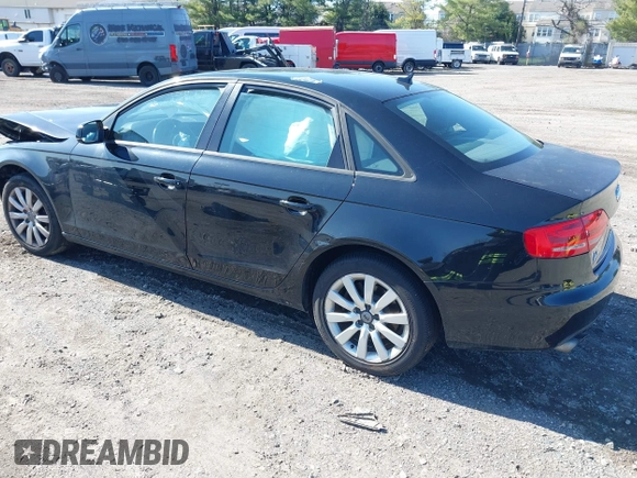 2012 Audi A4 2.0T Premium with VIN WAUBFAFL7CN002492, listed as a IAAI auction lot 41918709 with 129,304 mi miles. Bid and sale history available at carsss.com. Image 3.