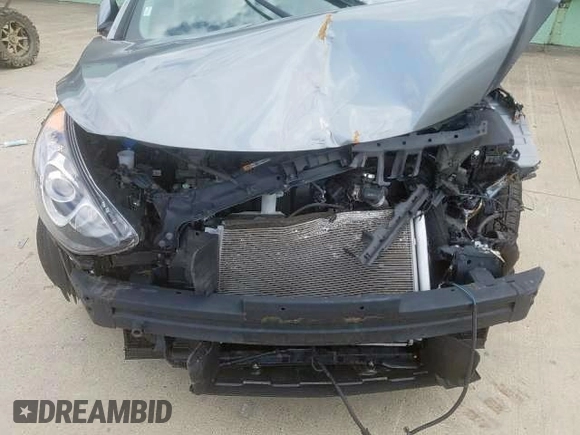 2017 Hyundai Elantra GT with VIN KMHD35LH6HU369291, listed as a Copart auction lot 71660614 with 0 mi miles and Salvage Title. Bid and sale history available at carsss.com. Image 7.