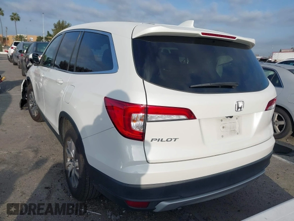 2021 Honda Pilot EX z VIN 5FNYF5H33MB031960, wystawiony jako IAAI lot #41599630 z przebiegiem 32 747 mil mil oraz . Historia ofert i sprzedaży dostępna na DreamBid. Obrazek 3.