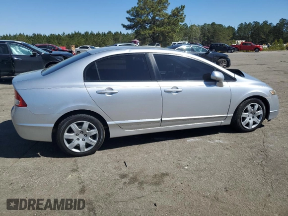 2010 Honda Civic LX with VIN 2HGFA1F51AH306669, listed as a Copart auction lot 50450825 with 143,659 mi miles and Salvage Title. Bid and sale history available at DreamBid. Image 3.