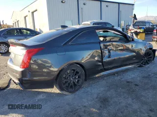 2016 Cadillac ATS-V with VIN 1G6AN1RY5G0149442, listed as a Copart auction lot 87398794 with 25,330 mi miles and Salvage Title. Bid and sale history available at carsss.com. Image 3.
