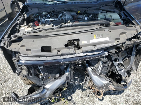2024 Ford F-250 XL with VIN 1FT8W2BM3REC77366, listed as a Copart auction lot 56059195 with 6,038 mi miles and Salvage title. Bid and sale history available at DreamBid. Image 11.