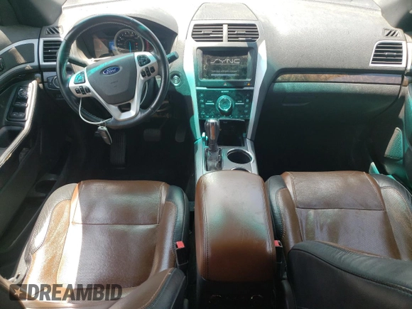 2012 Ford Explorer Limited with VIN 1FMHK7F81CGA13060, listed as a Copart auction lot 58985505 with 213,418 mi miles and Salvage title. Bid and sale history available at DreamBid. Image 8.