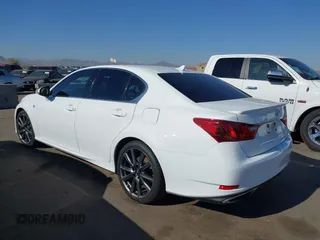 2014 Lexus GS 350 with VIN JTHBE1BL1E5043231, listed as a IAAI auction lot 41986141 with 139,842 mi miles. Bid and sale history available at carsss.com. Image 3.