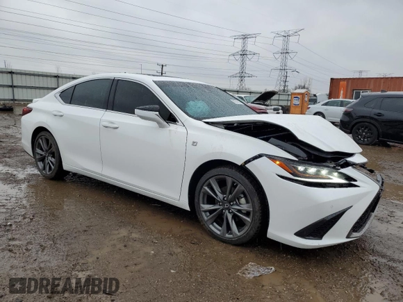 2021 Lexus ES with VIN 58AGZ1B17MU093330, listed as a Copart auction lot 87241474 with 31,355 mi miles and Salvage Title. Bid and sale history available at carsss.com. Image 4.