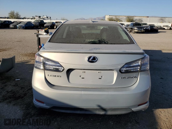 2010 Lexus HS 250h with VIN JTHBB1BA1A2008515, listed as a Copart auction lot 85910464 with 120,085 mi miles and Clean Title. Bid and sale history available at DreamBid. Image 6.
