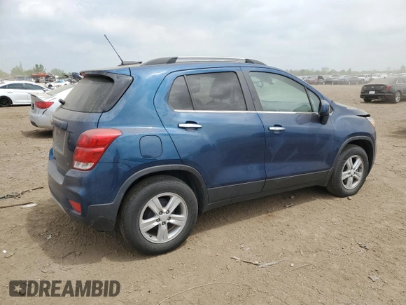 2020 Chevrolet Trax LT with VIN 3GNCJLSB0LL319827, listed as a Copart auction lot 57246955 with 42,014 mi miles and Salvage title. Bid and sale history available at DreamBid. Image 3.