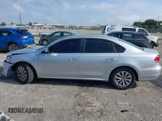 2013 Volkswagen Passat Wolfsburg Edition with VIN 1VWAP7A31DC065040, listed as a IAAI auction lot 42007311 with 133,510 mi miles. Bid and sale history available at carsss.com. Image 14.