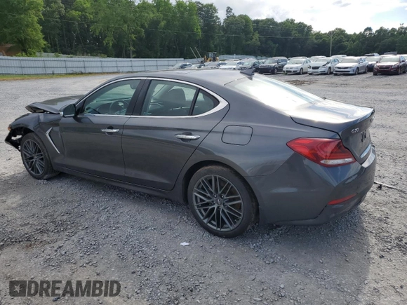 2019 Genesis G70 Advanced z VIN KMTG34LA2KU030213, wystawiony jako Copart lot #57126525 z przebiegiem 102 421 mil mil oraz Szkoda całkowita • Salvage title. Historia ofert i sprzedaży dostępna na DreamBid. Obrazek 2.