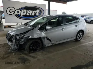 2015 Toyota Prius Four with VIN JTDKN3DU3F0469634, listed as a Copart auction lot 55484135 with 51,950 mi miles and Salvage Title. Bid and sale history available at DreamBid. Image 1.