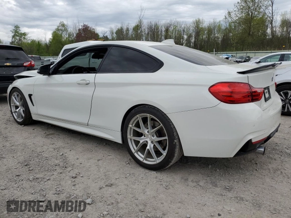 2014 BMW 4 Series 435i xDrive with VIN WBA3R5C53EK189033, listed as a Copart auction lot 56394675 with 101,183 mi miles and Salvage title. Bid and sale history available at DreamBid. Image 2.