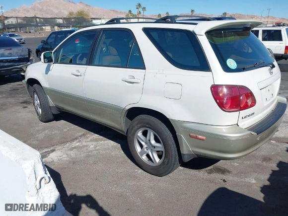 1999 Lexus RX 300 Luxury SUV with VIN JT6GF10U9X0015877, listed as a IAAI auction lot 41666610 with NaN miles. Bid and sale history available at carsss.com. Image 3.