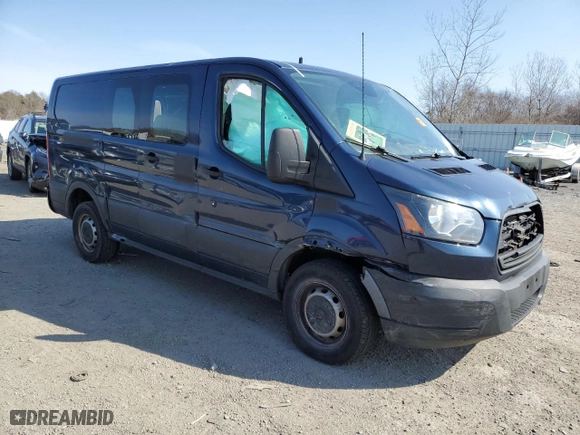 2016 Ford Transit Cargo Van with VIN 1FTYR1ZM4GKB01559, listed as a Copart auction lot 48544715 with 212,574 mi miles and Salvage Title. Bid and sale history available at carsss.com. Image 4.