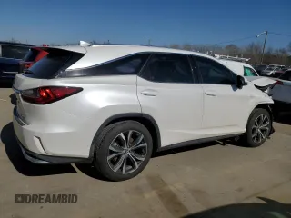 2020 Lexus RX 350L with VIN JTJHZKFA7L2025617, listed as a Copart auction lot 47249415 with 86,045 mi miles and Salvage title. Bid and sale history available at DreamBid. Image 3.