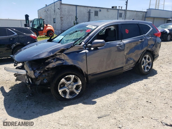 2019 Honda CR-V EX with VIN 5J6RW2H56KL036367, listed as a Copart auction lot 57972794 with 0 mi miles and Salvage Title. Bid and sale history available at carsss.com. Image 1.