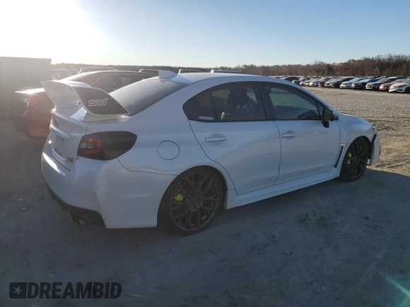 2019 Subaru WRX STI with VIN JF1VA2S68K9814059, listed as a Copart auction lot 82076004 with 72,761 mi miles and Salvage Title. Bid and sale history available at carsss.com. Image 3.