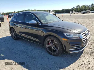 2018 Audi SQ5 Premium Plus with VIN WA1A4AFY5J2053904, listed as a Copart auction lot 75339584 with 89,439 mi miles and Salvage Title. Bid and sale history available at DreamBid. Image 4.