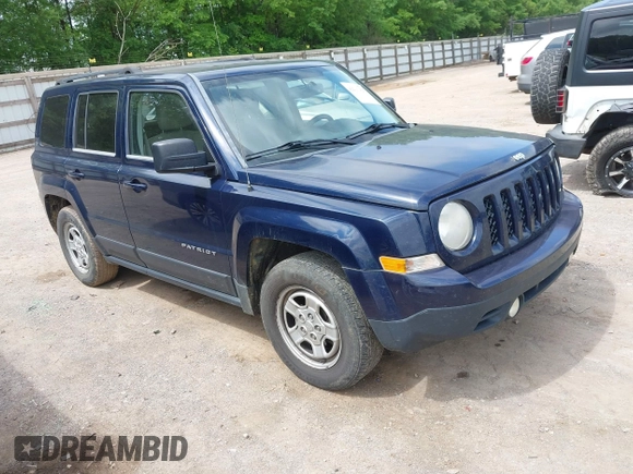 2014 Jeep Patriot Sport z VIN 1C4NJPBA7ED513229, wystawiony jako IAAI lot #42213427 z przebiegiem 207 264 mil mil oraz . Historia ofert i sprzedaży dostępna na DreamBid. Obrazek 1.