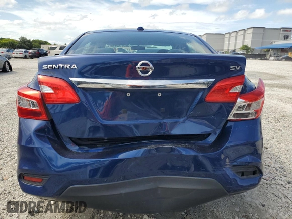 2019 Nissan Sentra S with VIN 3N1AB7AP3KY424478, listed as a Copart auction lot 62873115 with 61,638 mi miles and Salvage title. Bid and sale history available at DreamBid. Image 6.