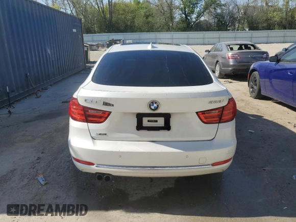 2014 BMW 3 Series 328i Gran Turismo xDrive z VIN WBA3X5C53ED558127, wystawiony jako Copart lot #56563085 z przebiegiem Nie podano mil oraz Nie do naprawy • Non repairable. Historia ofert i sprzedaży dostępna na DreamBid. Obrazek 6.